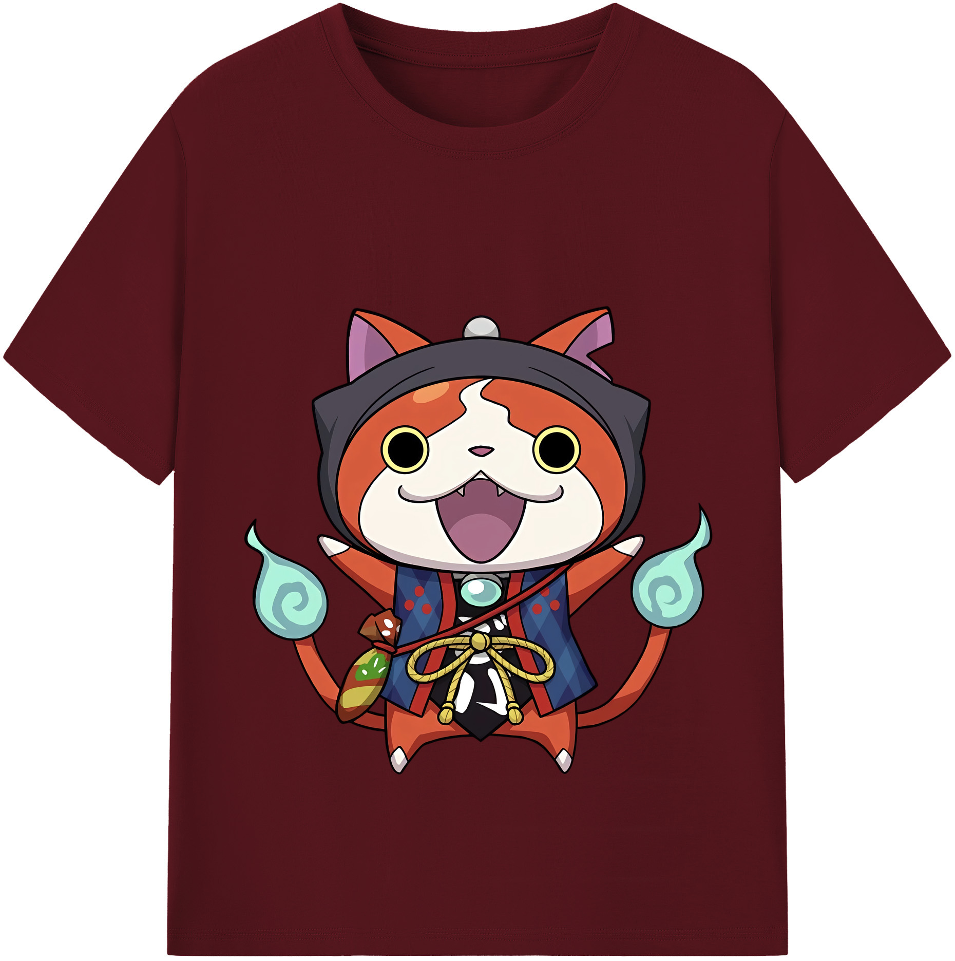 （画像用） 妖怪ウォッチ Yo-kai Watch 綿100％半袖Tシャツ（フロントプリント）